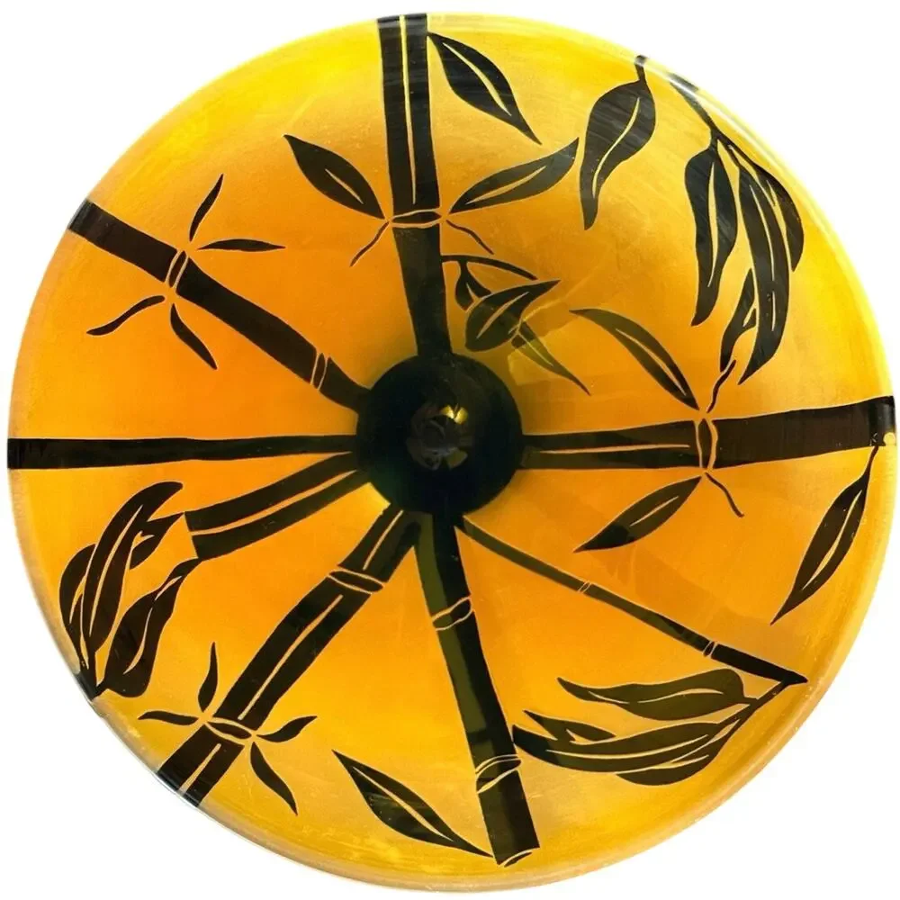 Steven Correia Art Glass Bowl Limited Edition Signed Numbered Bamboo 46/500
